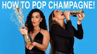 How to POP Champagne 🍾 Pop The Cork!