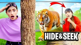 I Hid In LARGEST Zoo And She Had No Idea | *gone wrong* 😭| SAMREEN ALI