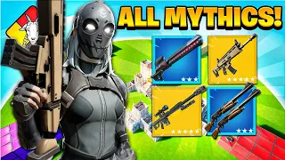 How To Get Every *MYTHIC* Weapon In GO GOATED! (Fortnite)