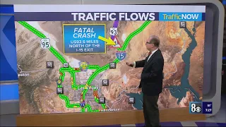 Deadly crash closes US 93, northeast of Las Vegas