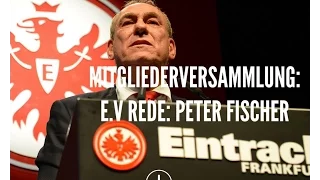 EintrachtTV: Mitgliederversammlung e.V. Rede Peter Fischer