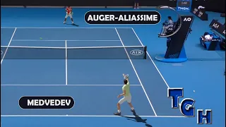 Medvedev vs Felix Auger-Aliassime great rally Australian open 2022 | Tennis Elbow 2013 Gameplay