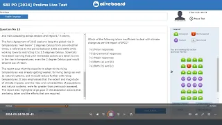 Oliveboard SBI PO live mock test | How to Attempt Mock #sbipo #rrbpo2024