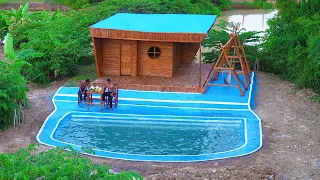 Building A Personal Underground Swimming Pool And Paint The Bamboo Resort With Swimming Pool