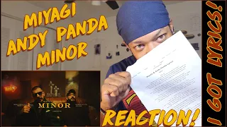 😁I GOT LYRICS!📝 | Miyagi & Andy Panda - Minor (Mood Video) | REACTION!!