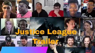 Justice League Comic-Con Trailer Reactions Mashup 2017