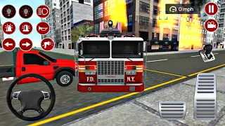 Real Fire Truck Driving 🚛💥 Gameplay 536√ || Android iOS Gameplay || Flash Gameplay