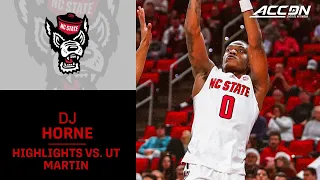 NC State's DJ Horne Pours In 22 Against UT Martin