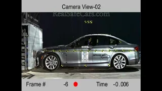BMW 5 Series (2011-2016) Crash Tests (Side-Pole, Front, Side)