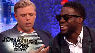 Rob Beckett's Baby Carrying Comparison Has Kevin Hart in Stitches! | The Jonathan Ross Show