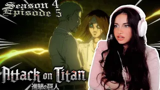 Film Instructor watches Attack on Titan 4x5 | "Declaration of war" Review and Reaction