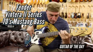 New Fender Vintera II 1970's Mustang Bass | Guitar of the Day - Roberto Vally