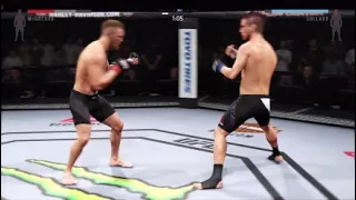 EA UFC 2 (PS4) Connor Mcgregor vs  Clay Collard - Full Fight (2 Rounds)