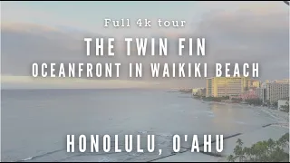 The Twin Fin Hotel | Honolulu's Newest Renovated Oceanfront Hotel | Full 4k Tour*