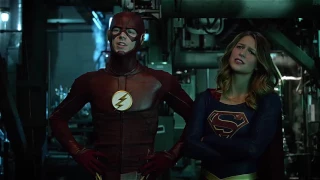Arrow 5x08 Team Arrow Meets Supergirl & The Flash   Part  #7 Crossover Ultra HD 4K