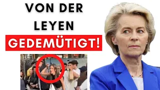 Frau von der Leyen von wütenden Bürgern LIVE beschimpft!