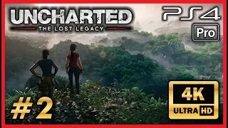 UNCHARTED: The Lost Legacy Walkthrough part 2 Ultra HD 4K PS4 PRO - Chapter 3 "Homecoming" - no comm