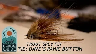 How To Tie My Ultimate Trout Spey Fly | Dave's Panic Button | Swinging Fly