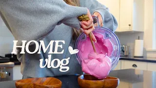 HOME VLOG: making smoothie bowls, life in vancouver, healthy cooking!!