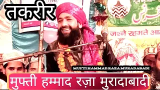 नबी के दिल में यतीम बच्चों की मोहब्बत,Mufti hammad Raza Qadri murdabaadi ki takrir2021,एक यतीम बच्चा