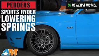 2005-2014 Mustang Pedders Sports Ryder Lowering Springs Review & Install