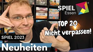 Top 20 – Nicht verpassen! -  Neuheiten – SPIEL Essen 2023 - Brettspiele