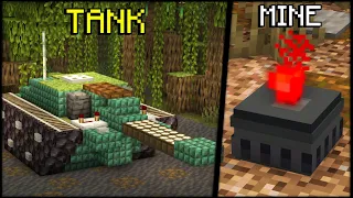 Minecraft | 10+ MILITARY Build Hacks and Tricks