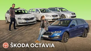 Škoda Octavia 2.0 TDI vs staršie generácie. KTORÁ je lepšia? - volant.tv test