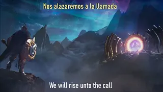 The Call | Lyrics english sub español (Season 2022 - LoL) || 2WEI, Louis Leibfried, and Edda Hayes