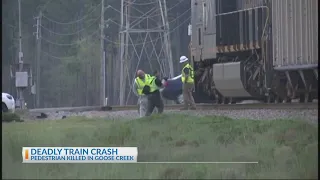 Fatal pedestrian vs train accident