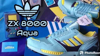 ADIDAS ZX 8000 AQUA,  A CLOSE LOOK.