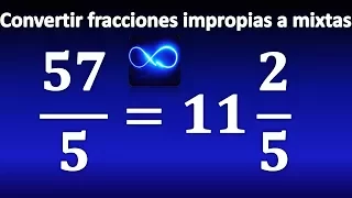 07. How to convert improper fraction into mixed fraction, VERY EASY