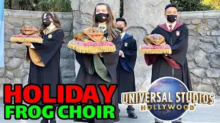 "Holiday Frog Choir" FULL SHOW at Universal Studios Hollywood's Wizarding World of Harry Potter 2021