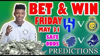 Football Prediction Today 31-05-2024 |  Betting tips Today | England Premier League