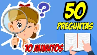 50 PREGUNTAS BIBLICAS RAPIDAS EN 10 MINUTOS #1 - NIVEL INTERMEDIO