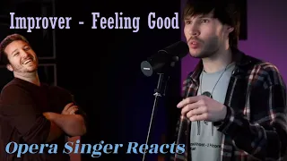 Opera Singer Reacts - Feeling Good (Beatbox Cover) || Improver