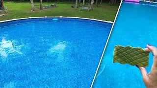 How This Grandma Uses a Magic Eraser to Clean Her Ohio Pool