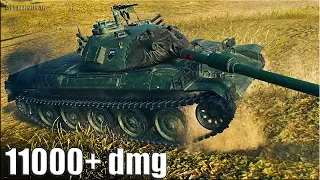 STB-1 три отметки за бой 🌟 11000+ dmg 🌟 World of Tanks максимальный урон на японском ст 10 уровень