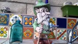 Ingor woodland gnome peeing fountain