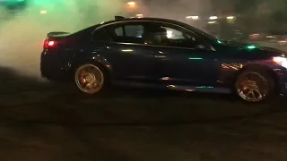 CHEVY SS burnout donuts