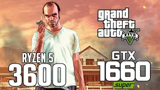 Grand Theft Auto 5 on Ryzen 5 3600 + GTX 1660 SUPER 1080p, 1440p benchmarks!