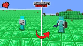 I Survived in EMERALD ONLY WORLD in Minecraft Hardcore