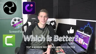 DemoCreator vs Camtasia vs ScreenFlow vs OBS: Which is More Suitable for You?