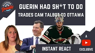 Minnesota Wild goalie Cam Talbot traded