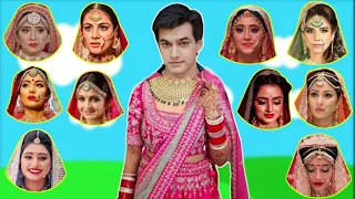 Yeh rishta Kya Kehlata Hai Funny Bridal Looks Wrong head puzzle game | Shivangi Joshi, Mohena Singh