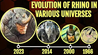 Evolution Of Rhino Over The Years On Different Mediums Explored In Detail, 50 Years Of Story Covered