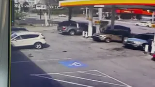 Surveillance video shows deadly shooting play out at gas station in southeast Atlanta