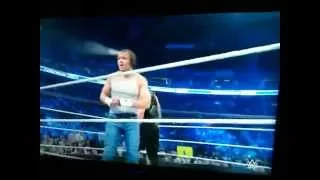 Ambrose vs Sheamus and Kane Smackdown 6/18/15