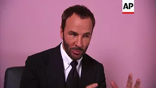 Tom Ford says he looked to capture the energy of 90's fashion with his latest collection