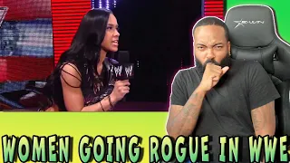 WWE FEMALE WRESTLERS OWNING EACH OTHER FOR 10 MINUTES (REACTION)